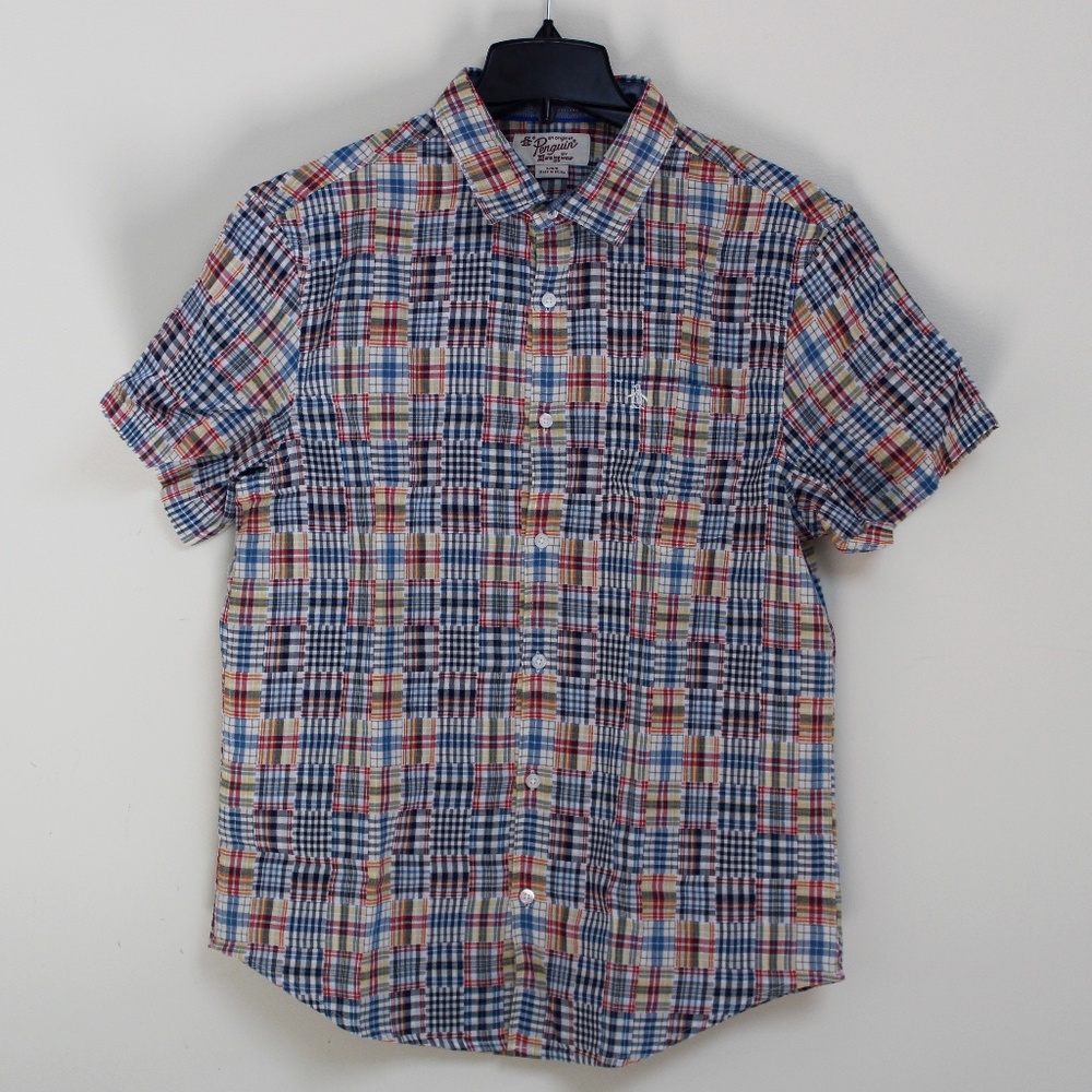 Penguin Short Sleeve Men's Shirt - Size Large